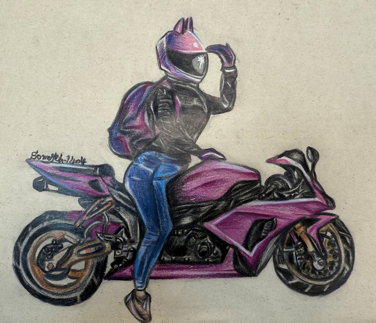 آموزش نقاشی سیاه قلم سمیه طالبی